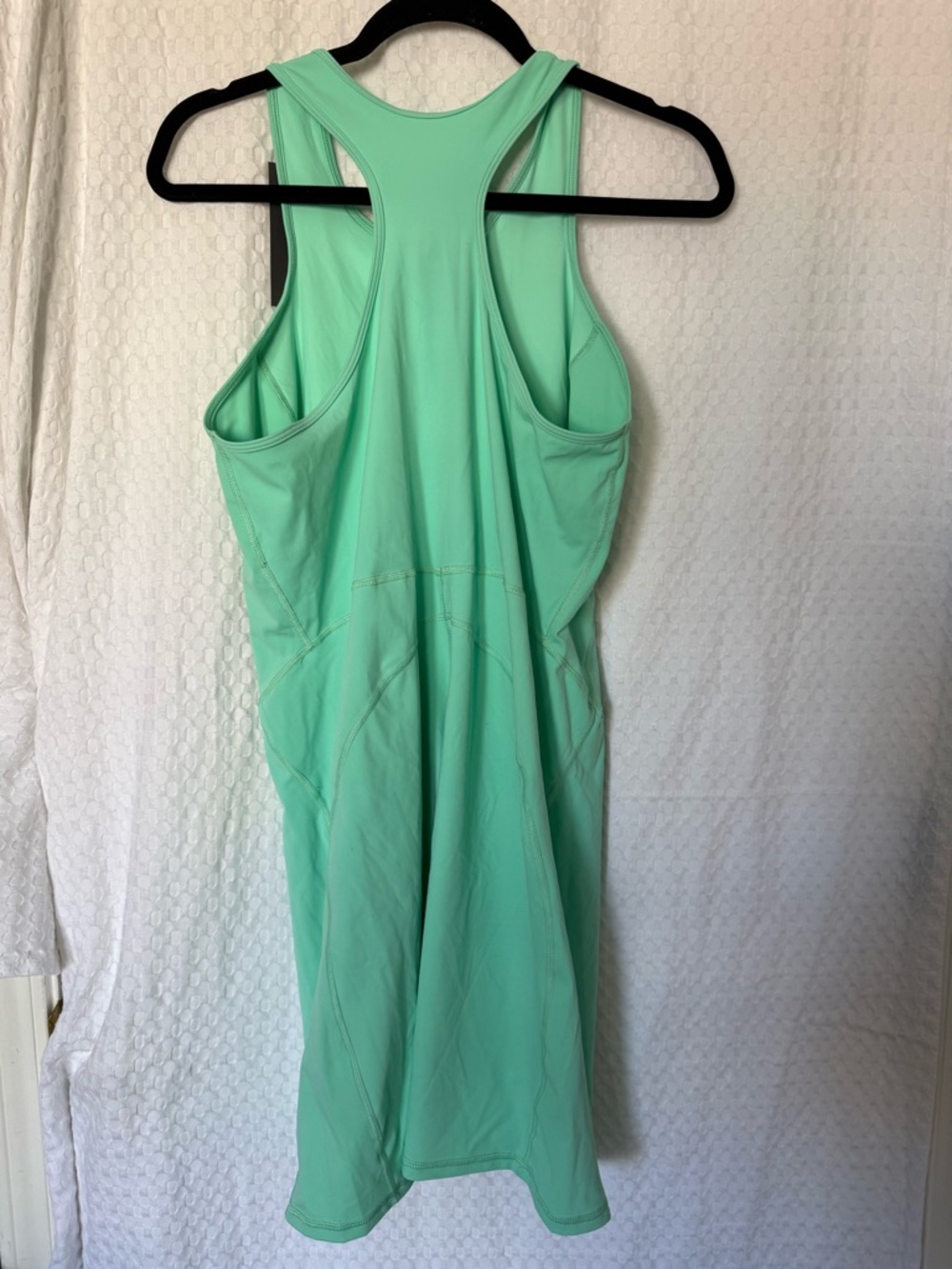 Savage X Fenty Mint Zip Front Active Dress 3X Racerback Built-In Shorts Athletic - Picture 3 of 5